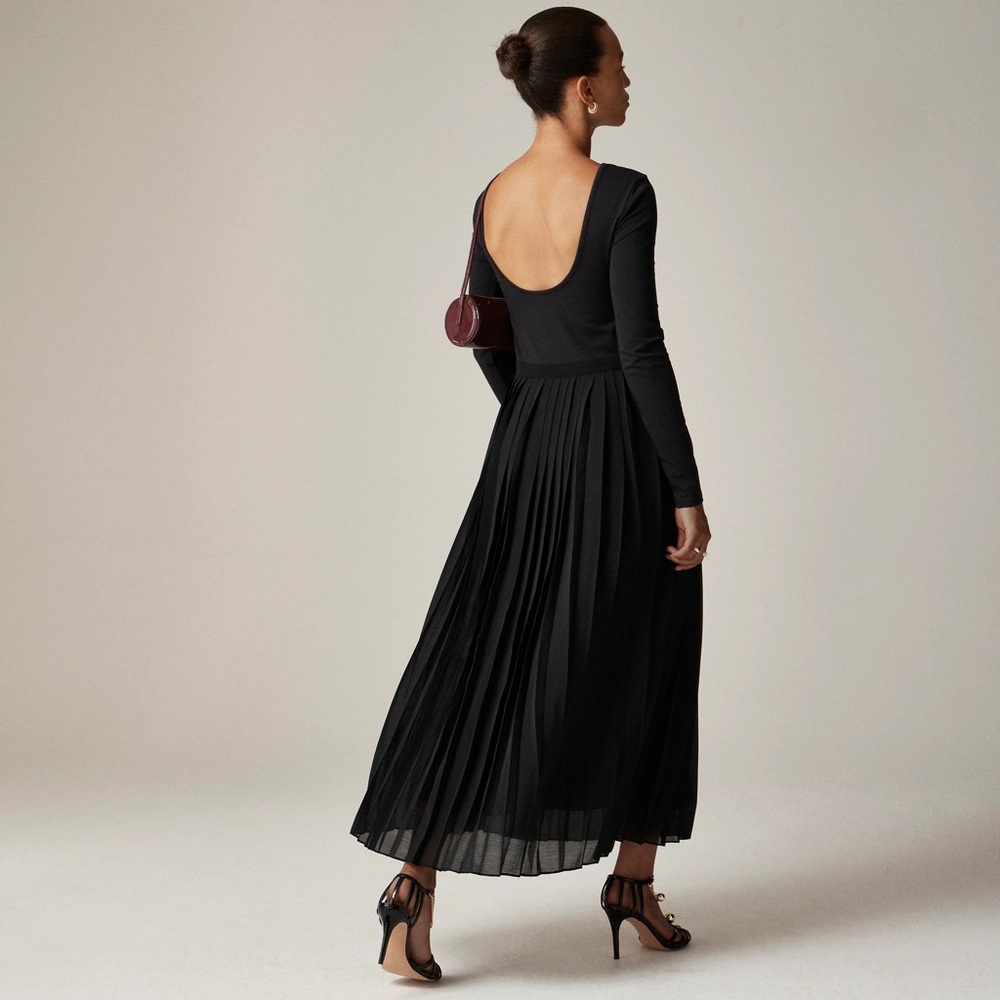 J.Crew • Pleated Ballet Dress in Stretch Cotton